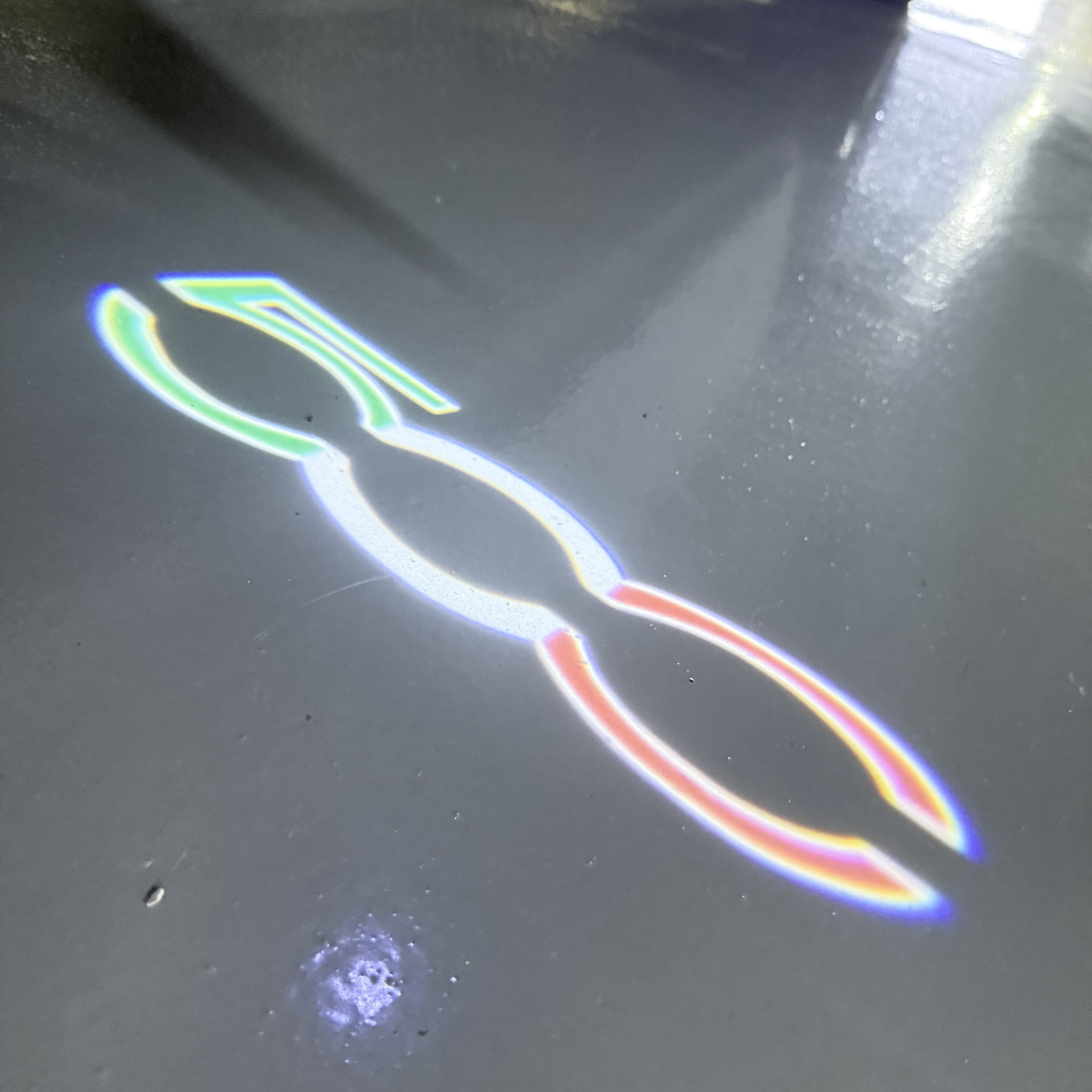 Alfa Romeo LOGO PROJECTOT LIGHTS Nr.04 (quantité 1 = 2 Logo Film / 2 feux de porte)