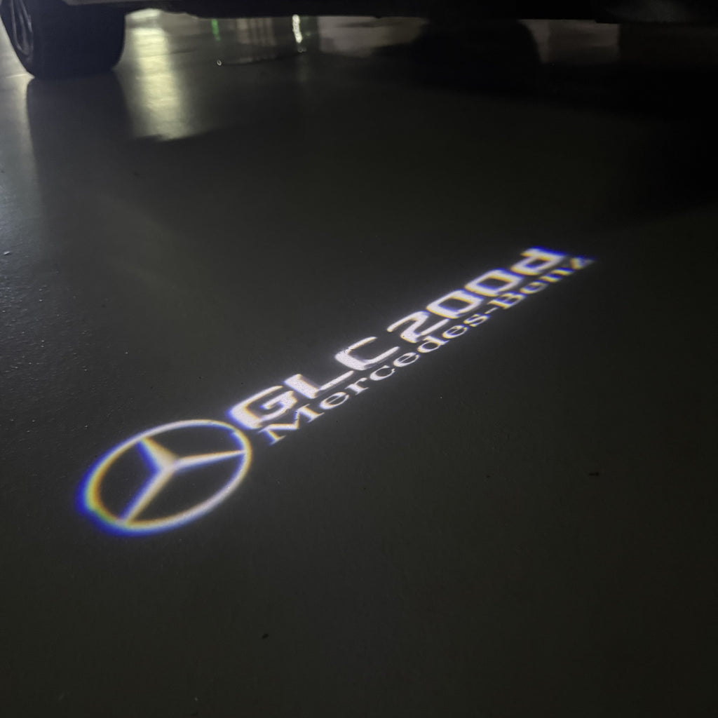 MERCEDES BENZ LOGO PROJECTOT LIGHTS Nr.03 (cantidad 1 = 1 juego/2 luces de puerta)