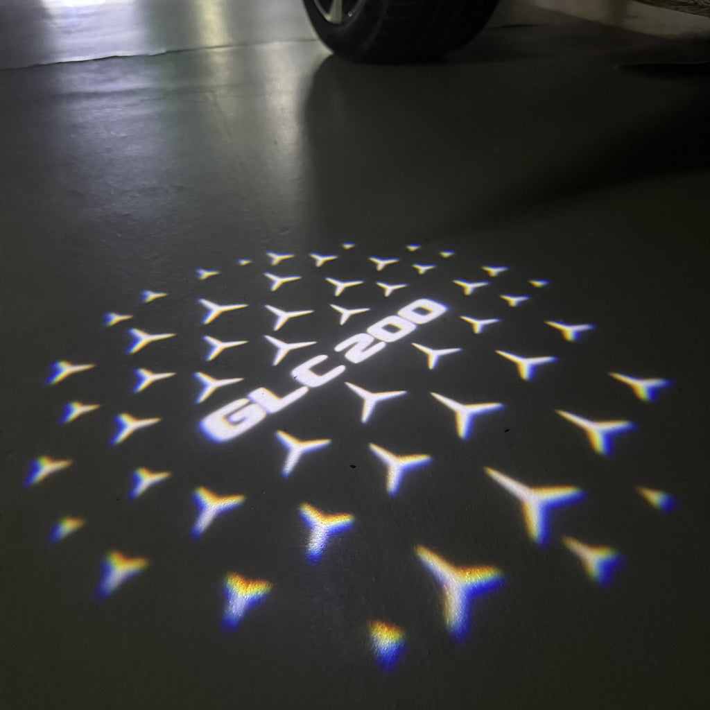 MERCEDES BENZ LOGO PROJECTOT LIGHTS Nr.03 (Menge 1 = 1 Sätze/2 Türleuchten)