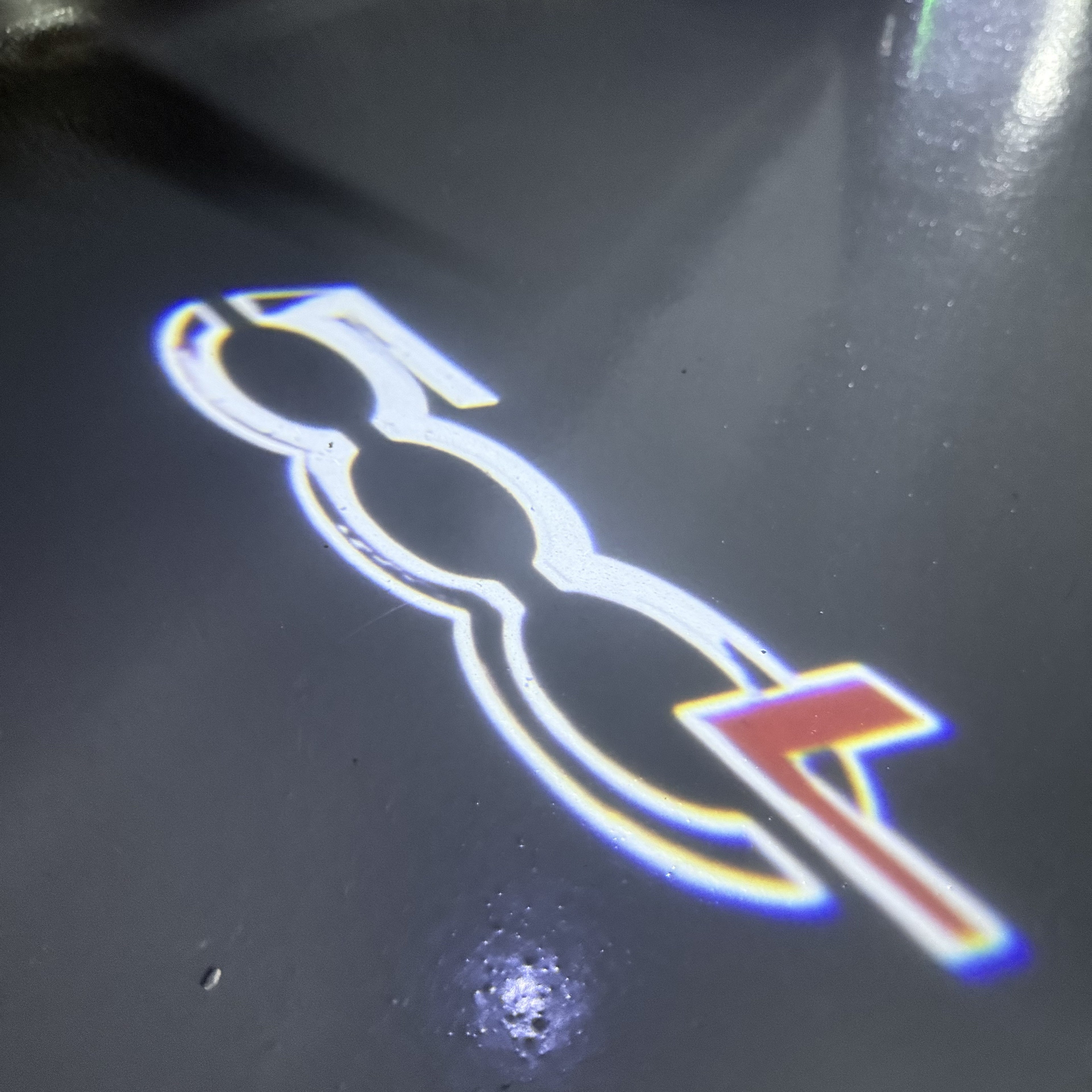 Alfa Romeo LOGO PROJECTOT LIGHTS Nr.04 (quantité 1 = 2 Logo Film / 2 feux de porte)