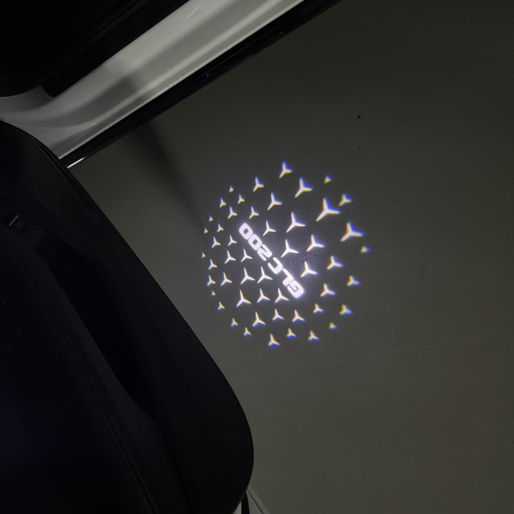 MERCEDES BENZ LOGO PROJECTOT LIGHTS Nr.03 (Menge 1 = 1 Sätze/2 Türleuchten)