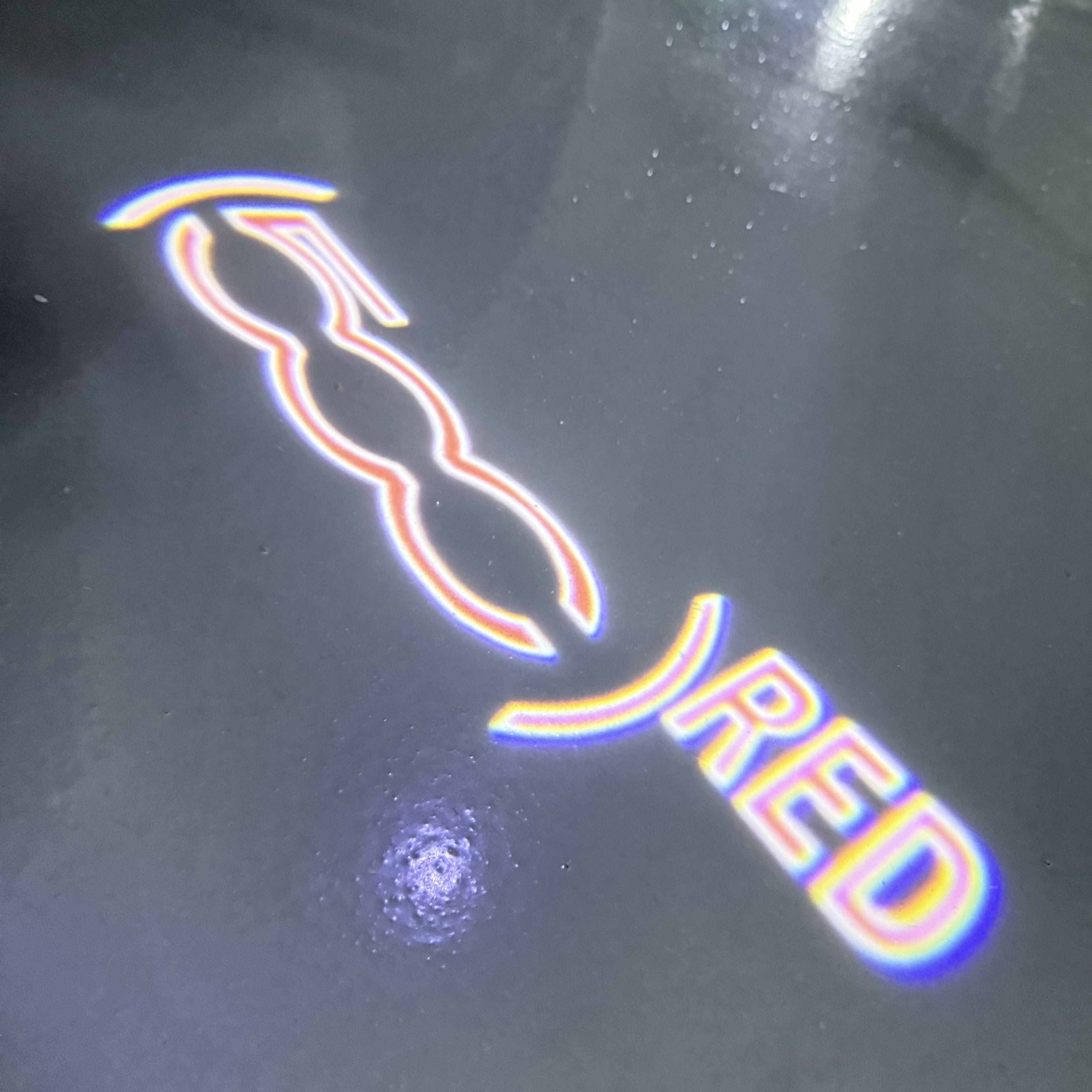 Alfa Romeo LOGO PROJECTOT LIGHTS Nr.04 (quantité 1 = 2 Logo Film / 2 feux de porte)