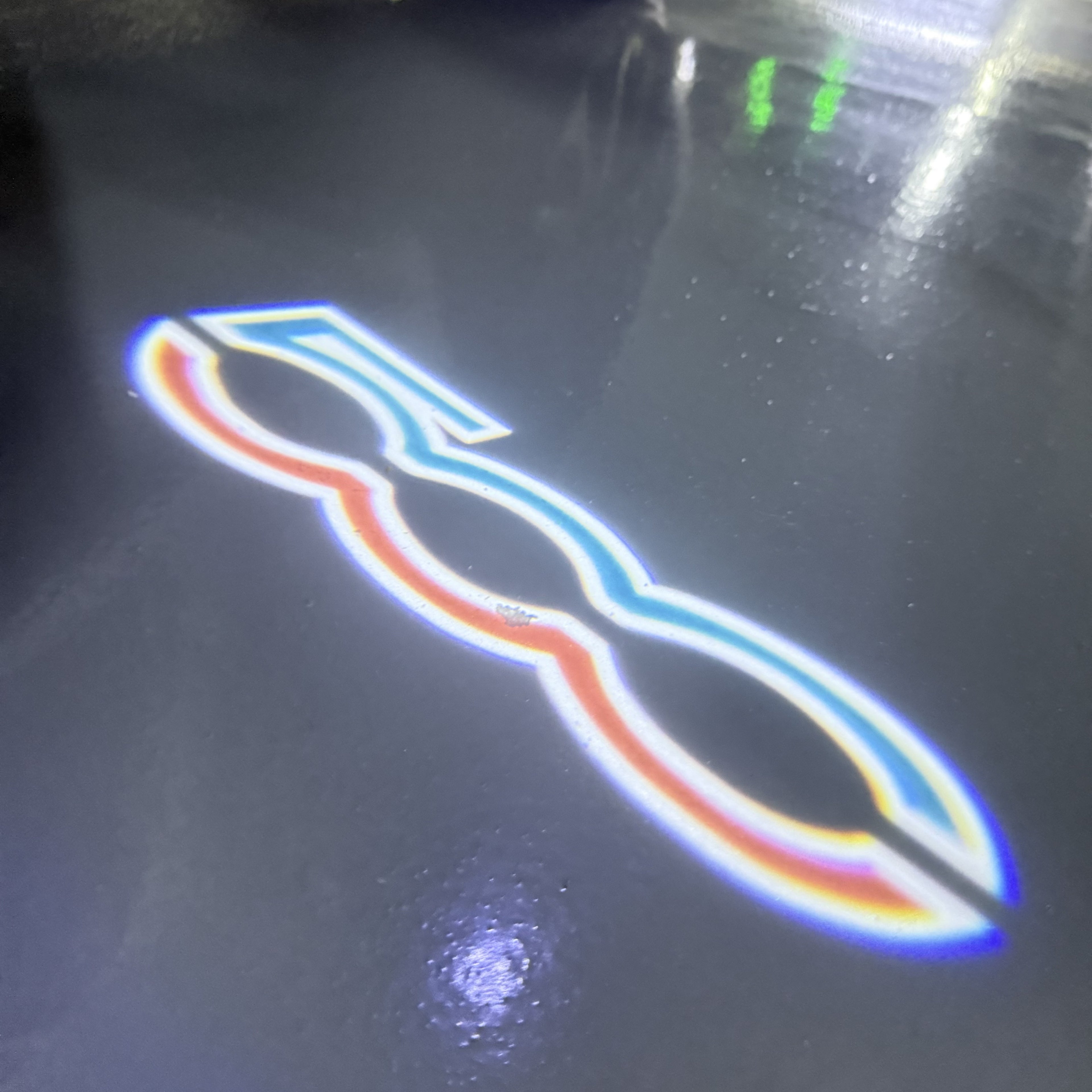 Alfa Romeo LOGO PROJECTOT LIGHTS Nr.04 (quantité 1 = 2 Logo Film / 2 feux de porte)