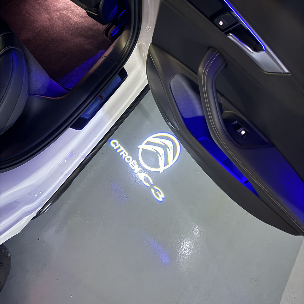 LUCES DE PROYECTOR DEL LOGOTIPO BMW M3 Nr.24 (cantidad 1 = 1 juegos / 2 luces de puerta)