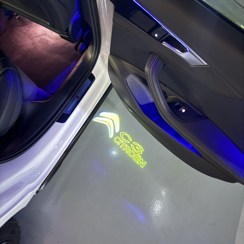 BMW M3 LOGO PROJECTOT LIGHTS Nr.24 (Menge 1 = 1 Sets/2 Türleuchten)