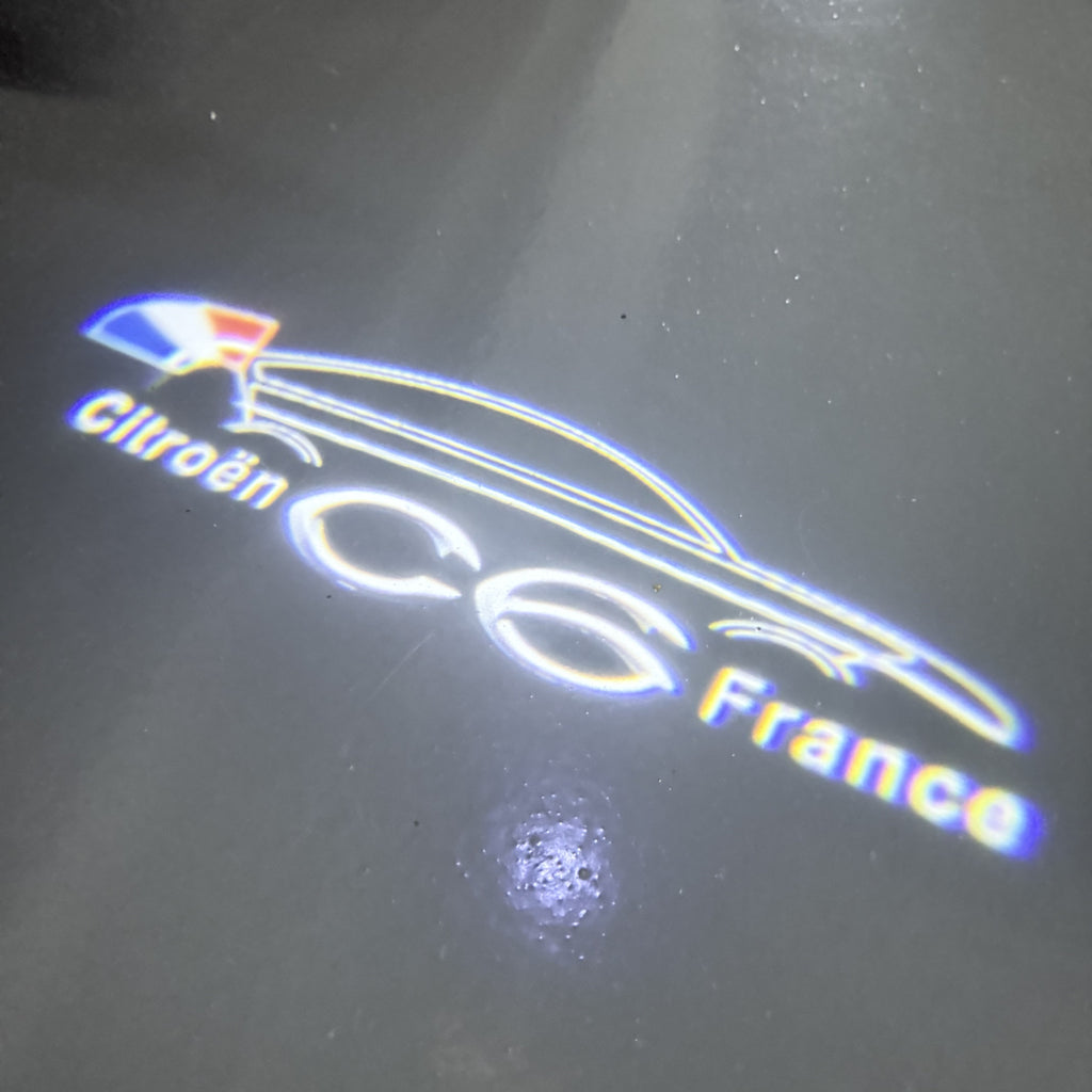ÉCLAIRAGE DE PROJECTEUR BMW M3 LOGO Nr.24 (quantité 1 = 1 jeux / 2 feux de porte)