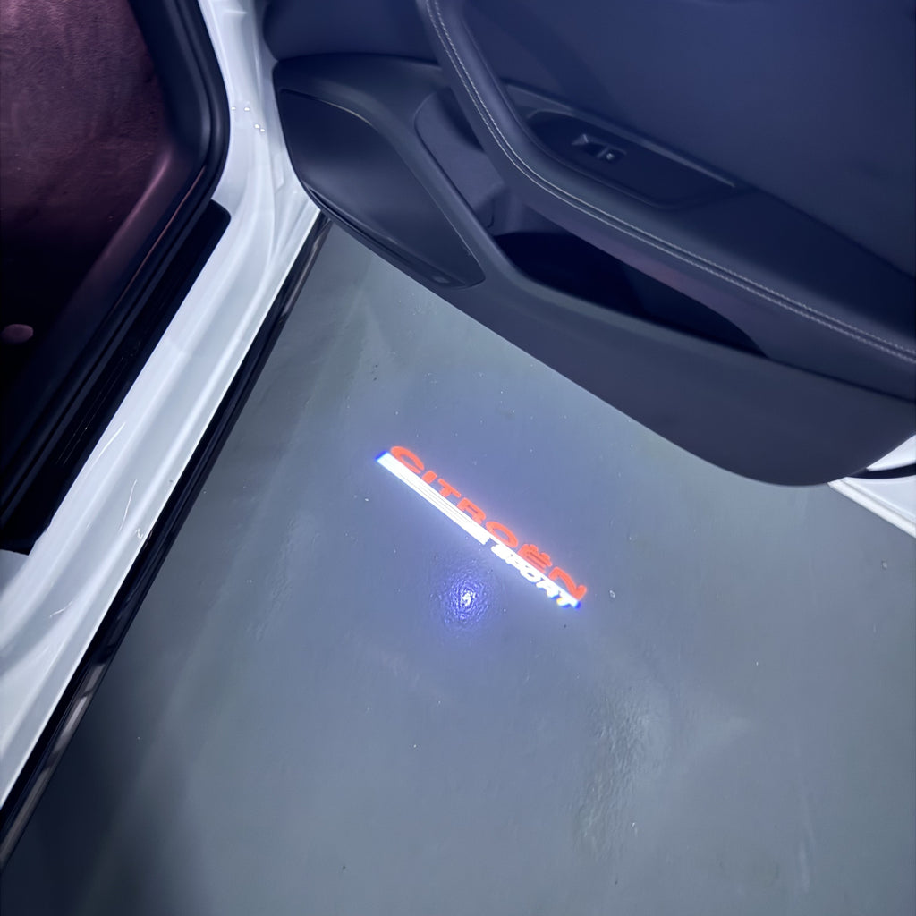 ÉCLAIRAGE DE PROJECTEUR BMW M3 LOGO Nr.24 (quantité 1 = 1 jeux / 2 feux de porte)