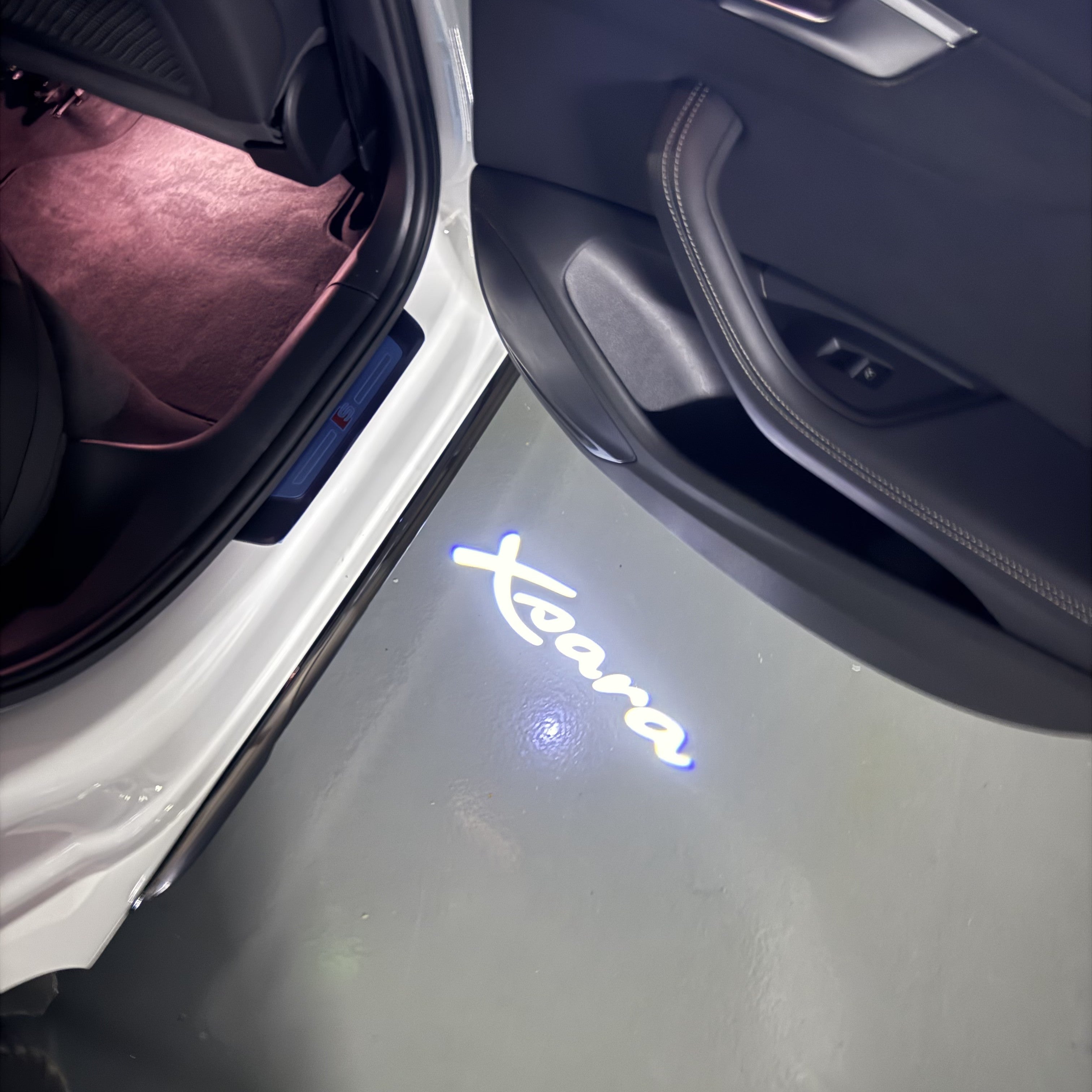 ÉCLAIRAGE DE PROJECTEUR BMW M3 LOGO Nr.24 (quantité 1 = 1 jeux / 2 feux de porte)