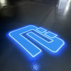 ÉCLAIRAGE DE PROJECTEUR BMW M3 LOGO Nr.24 (quantité 1 = 1 jeux / 2 feux de porte)
