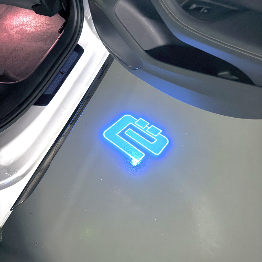 ÉCLAIRAGE DE PROJECTEUR BMW M3 LOGO Nr.24 (quantité 1 = 1 jeux / 2 feux de porte)