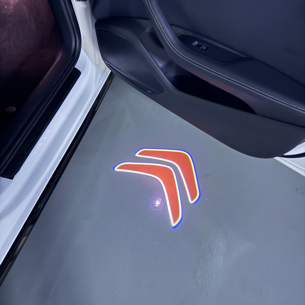 ÉCLAIRAGE DE PROJECTEUR BMW M3 LOGO Nr.24 (quantité 1 = 1 jeux / 2 feux de porte)