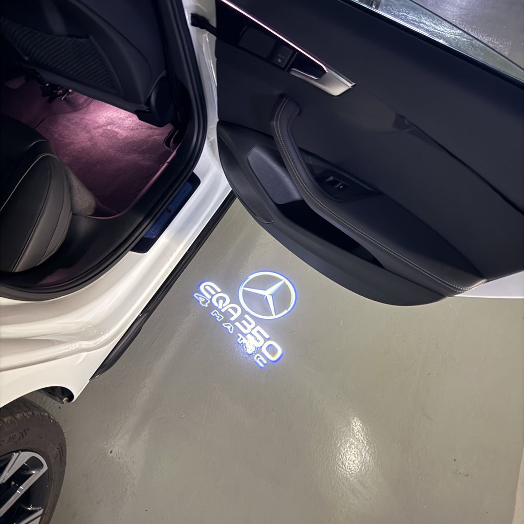 LUCI PROIETTORI LOGO MERCEDES BENZ Nr.03 (quantità 1 = 1 set / 2 luci porta)