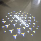 أضواء بروجكتور شعار MERCEDES BENZ رقم 03 (الكمية 1 = 1 مجموعة / 2 أضواء باب)