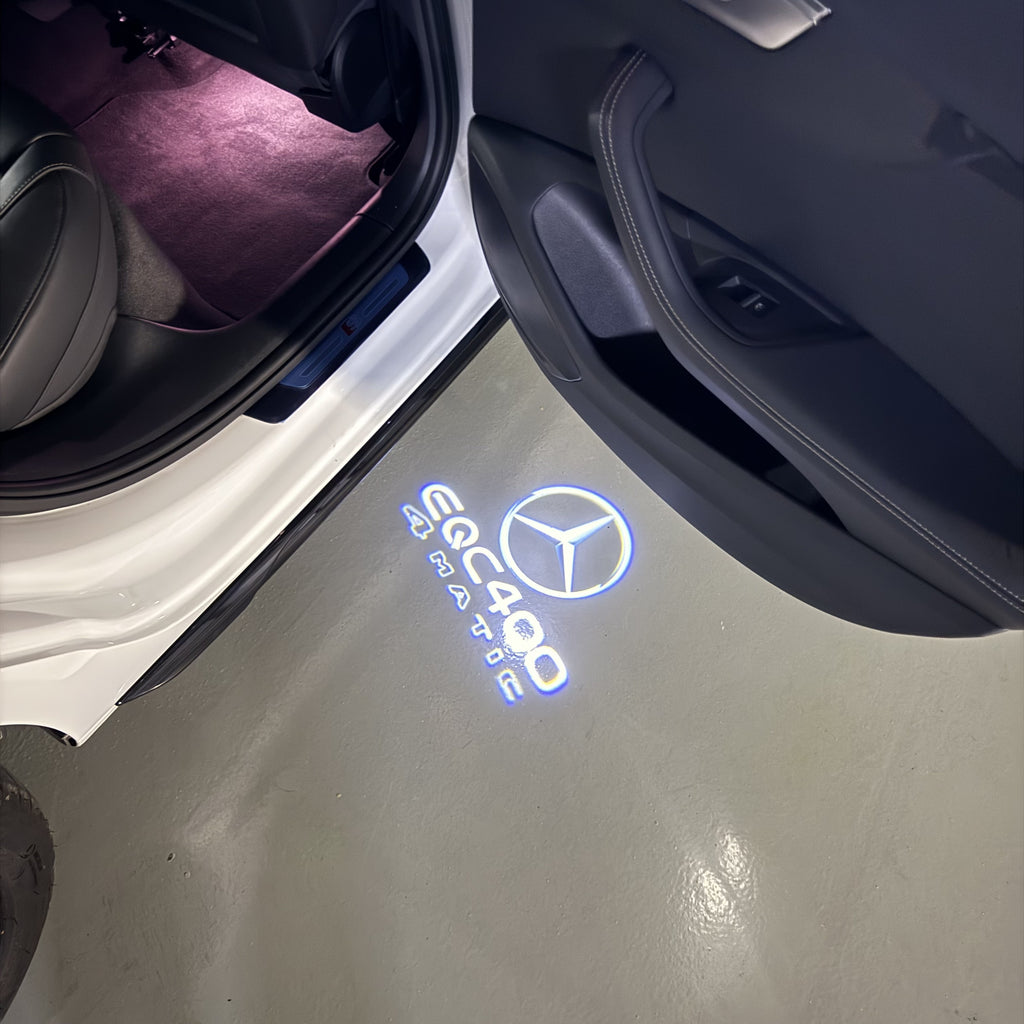 MERCEDES BENZ EQC 400  LOGO PROJECTOR LIGHTS  (quantity 1 = 1 sets/2 door lights)Nr.03f09