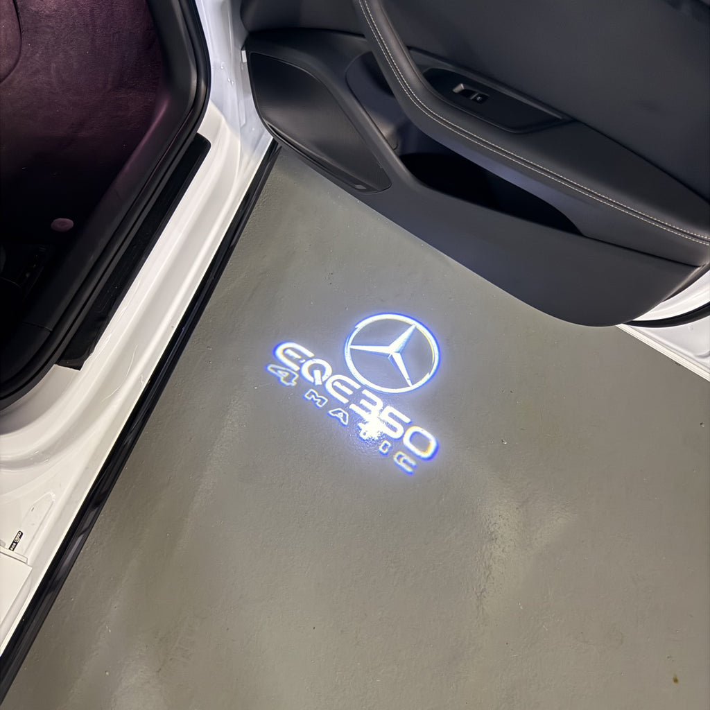 LUCI PROIETTORI LOGO MERCEDES BENZ Nr.03 (quantità 1 = 1 set / 2 luci porta)