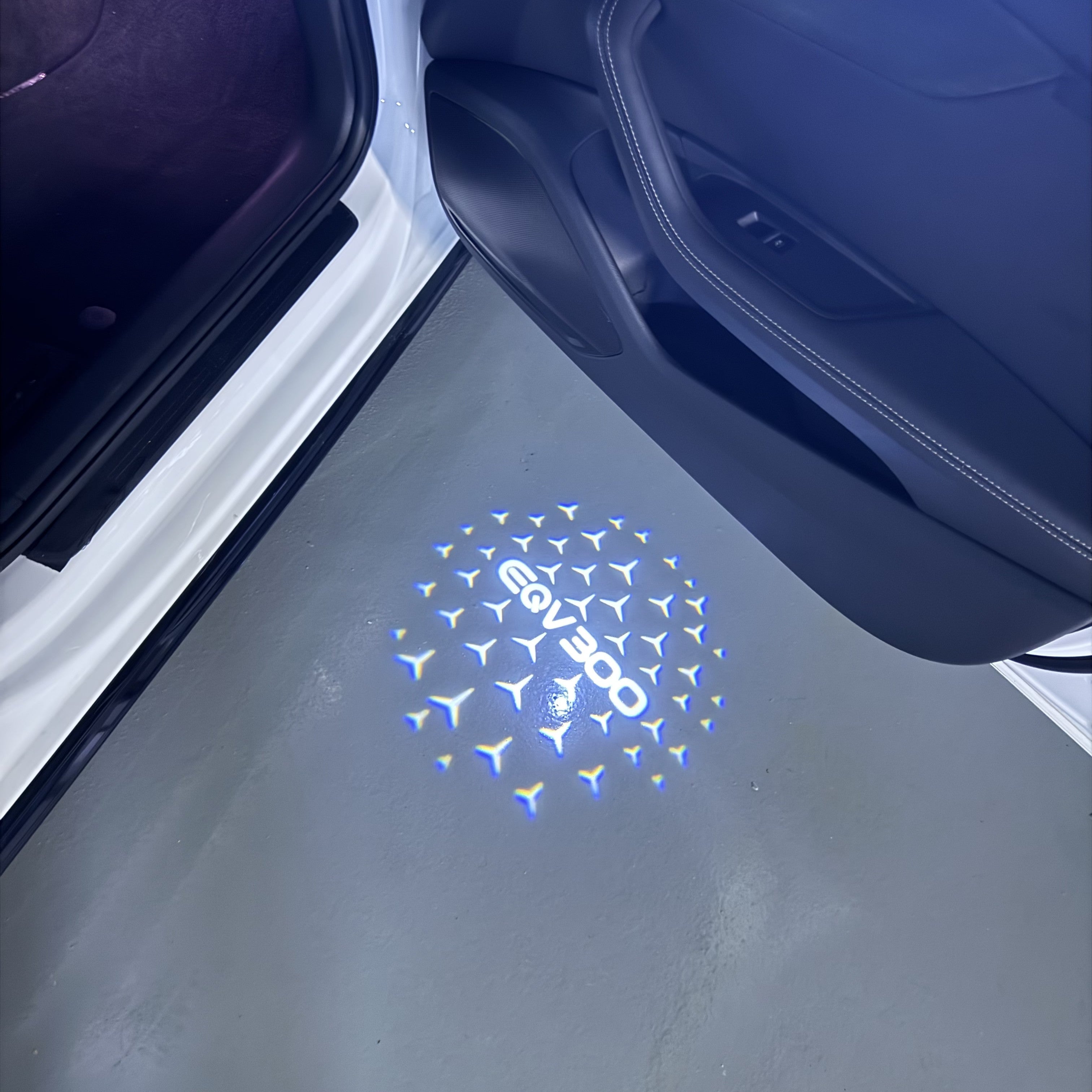 MERCEDES BENZ LOGO PROJECTOT LIGHTS Nr.03 (cantidad 1 = 1 juego/2 luces de puerta)