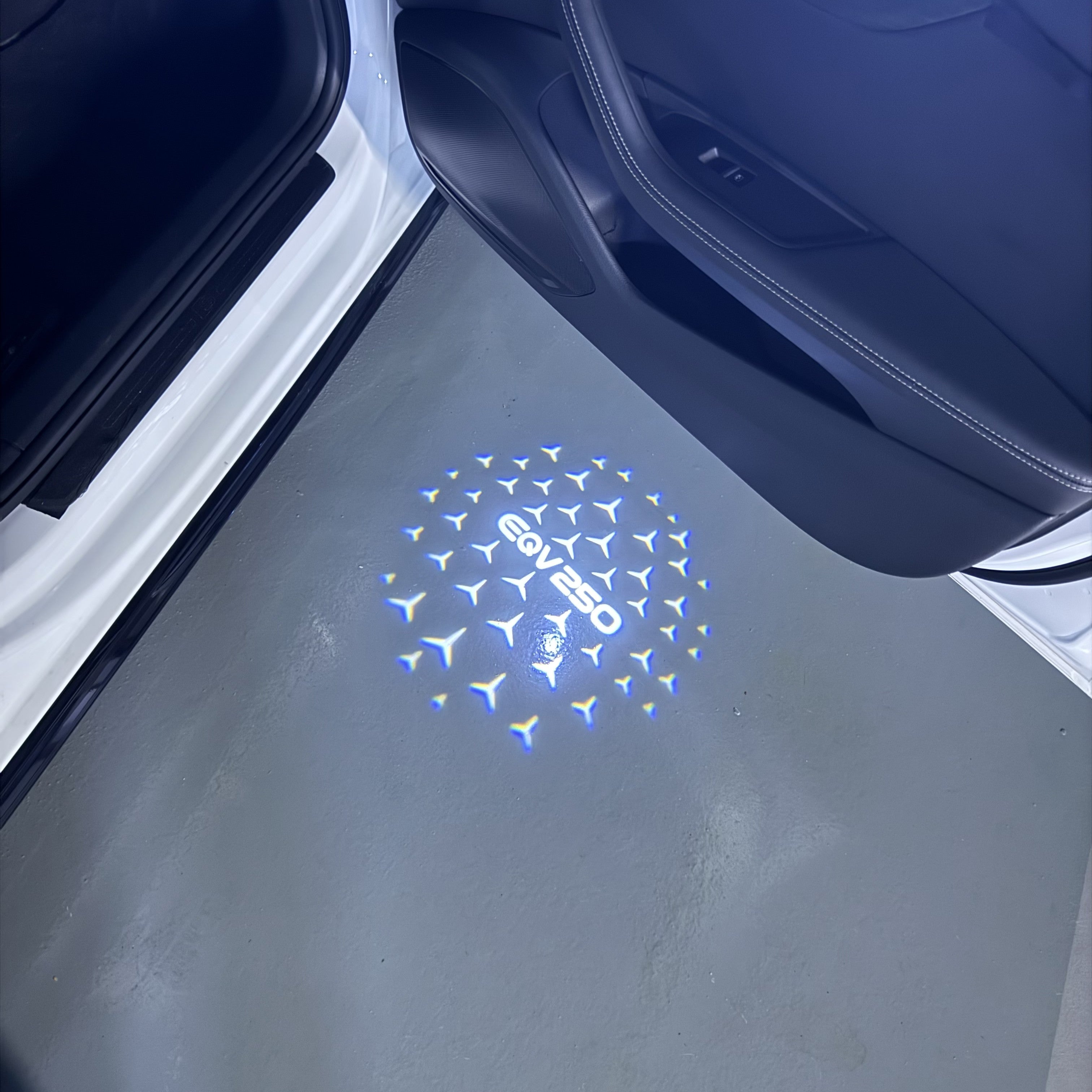 MERCEDES BENZ LOGO PROJECTOT LIGHTS Nr.03 (cantidad 1 = 1 juego/2 luces de puerta)