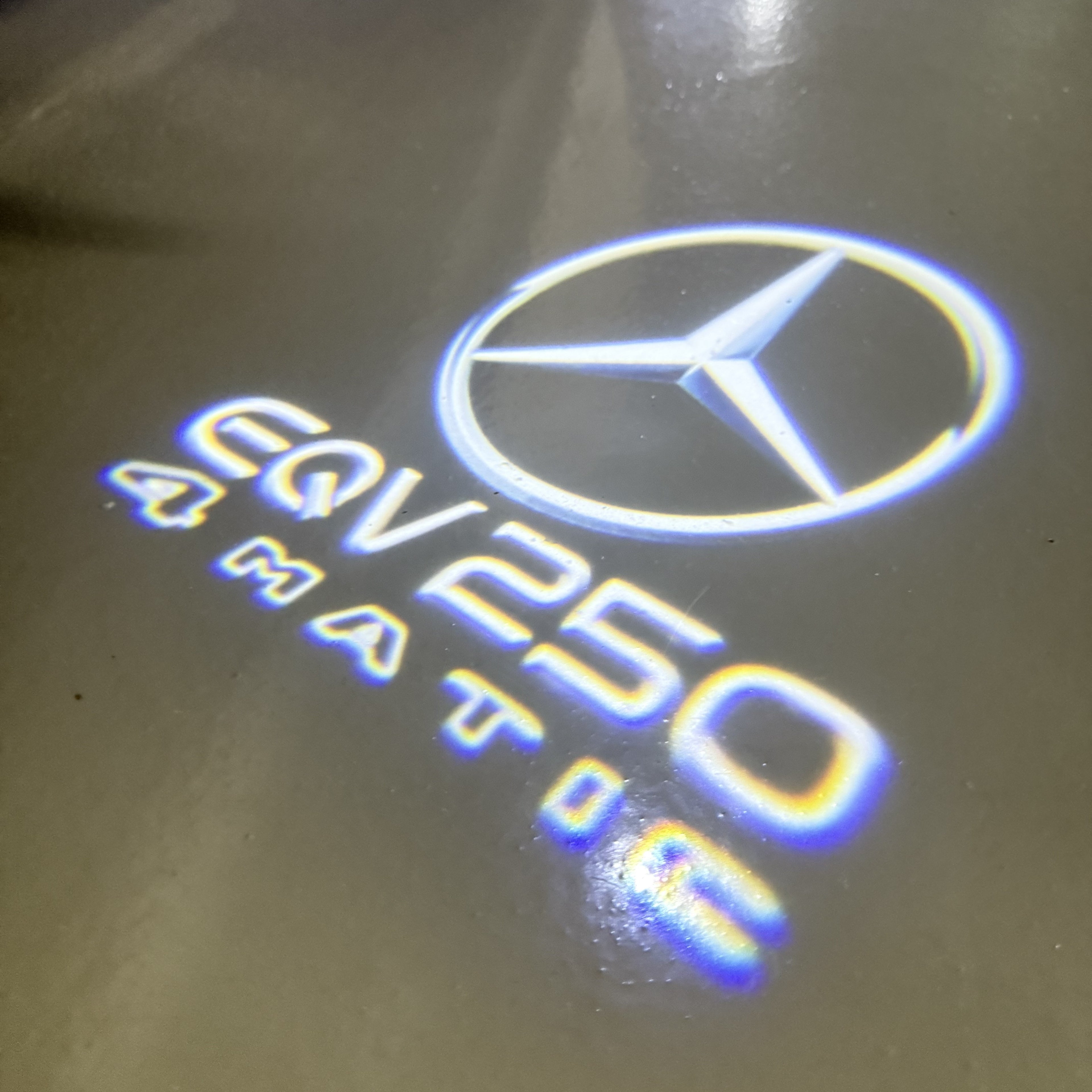 MERCEDES BENZ LOGO PROJECTOT LIGHTS Nr.03 (cantidad 1 = 1 juego/2 luces de puerta)