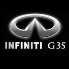 INFINTI G35 LOGO PROJECROTR LIGHTS Nr.38 (Menge 1 = 1 Sets/2 Türleuchten)