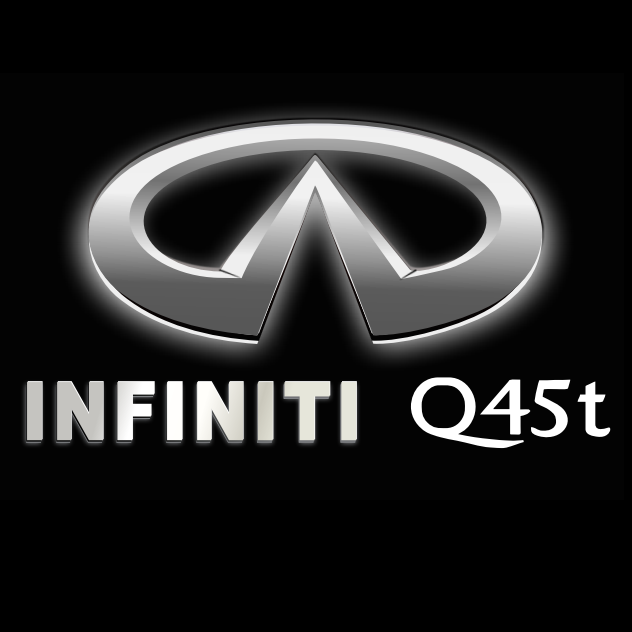 INFINTI Q45 t LOGO PROJECROTR LIGHTS Nr.80 (quantità 1 = 1 set/2 luci porta)