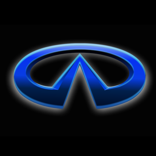 INFINTI LOGO PROJECROTR أضواء Nr.05 (الكمية 1 = 1 مجموعات / 2 أضواء الباب)