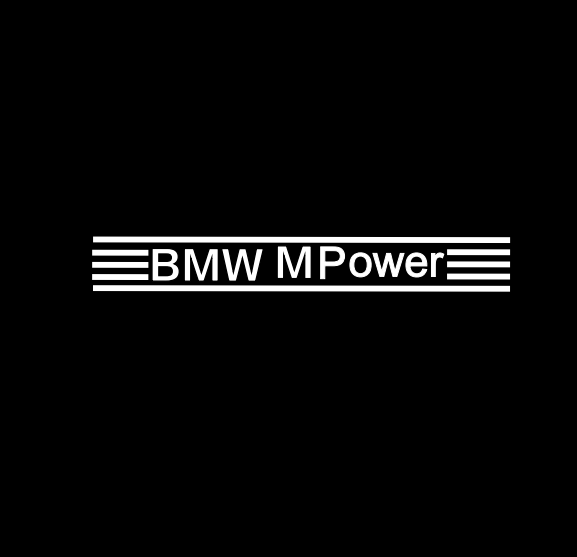 ÉCLAIRAGE DE PROJECTEUR BMW M3 LOGO Nr.24 (quantité 1 = 1 jeux / 2 feux de porte)
