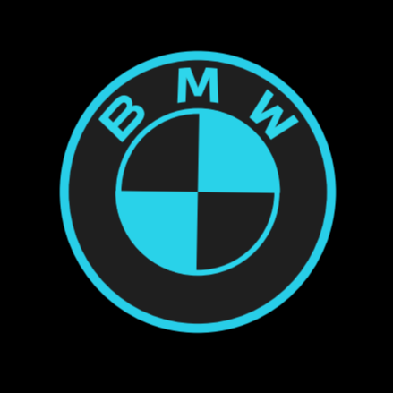 LUCES DE PROYECTOR DEL LOGOTIPO BMW M3 Nr.24 (cantidad 1 = 1 juegos / 2 luces de puerta)