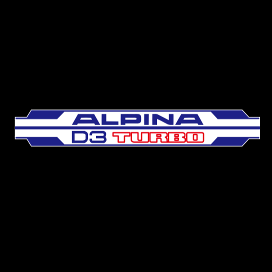 ALPINA D3 TURBO  LOGO PROJECTOT LIGHTS  (quantity 1 = 1 sets/2 door lights) Nr.07A09