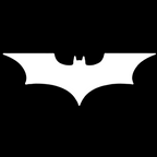 Batman Logo door lights Nr.207 (quantity 1 = 2 Logo Films /2 door lights）DC Heroes Logo