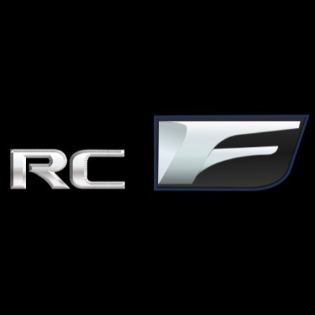 RC F LOGO PROJECROTR LIGHTS Nr.02 (Menge 1 = 1 Sets/2 Türleuchten)