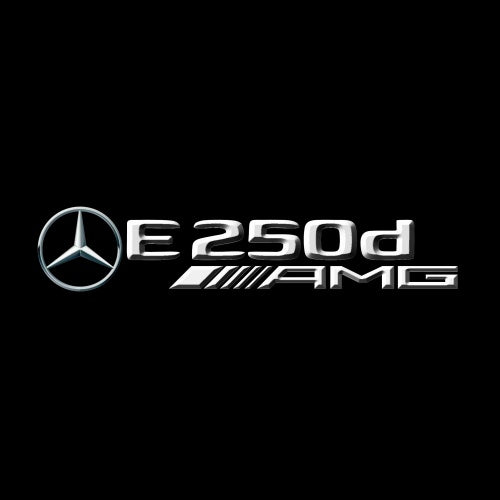 MERCEDES BENZ LOGO PROJECTOT LIGHTS Nr.03 (cantidad 1 = 1 juego/2 luces de puerta)