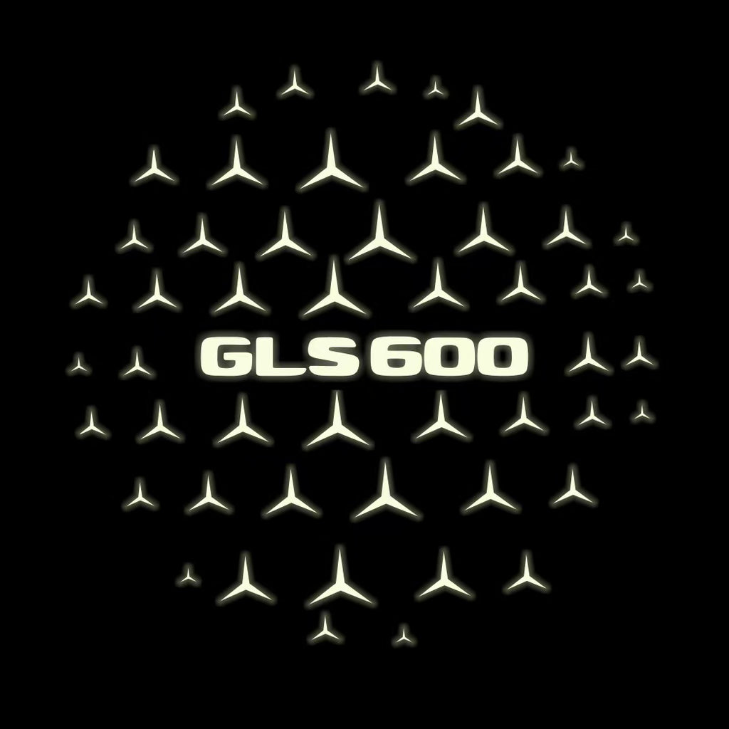 MERCEDES BENZ LOGO PROJECTOT LIGHTS Nr.03 (cantidad 1 = 1 juego/2 luces de puerta)