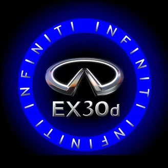 INFINITI  EX30d LOGO PROJECROTR LIGHTS  (quantity 1 = 1 sets/2 door lights)Nr.74A50