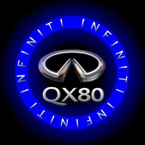 INFINITI  QX80 LOGO PROJECROTR LIGHTS  (quantity 1 = 1 sets/2 door lights)Nr.74A5