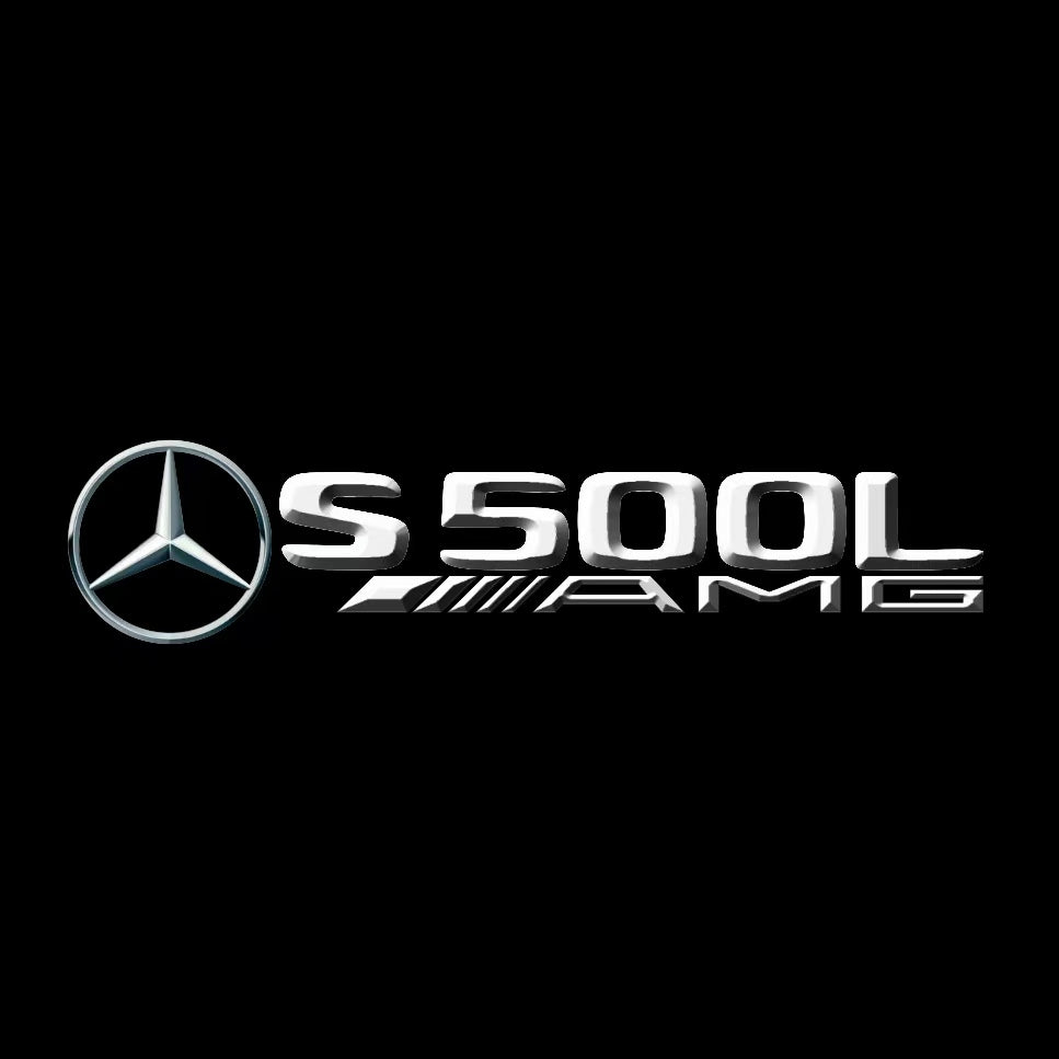 MERCEDES BENZ LOGO PROJECTOT LIGHTS Nr.03 (cantidad 1 = 1 juego/2 luces de puerta)