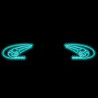 BRZ LOGO PROJECROTR LIGHTS Nr.03 (cantidad 1 = 1 juego/2 luces de puerta)