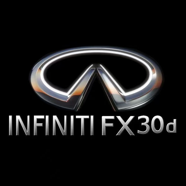 INFINTI QX56 LOGO PROJECROTR LIGHTS Nr.74 (Menge 1 = 1 Sets/2 Türleuchten)