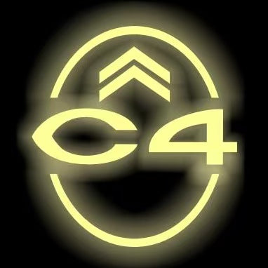 ÉCLAIRAGE DE PROJECTEUR BMW M3 LOGO Nr.24 (quantité 1 = 1 jeux / 2 feux de porte)