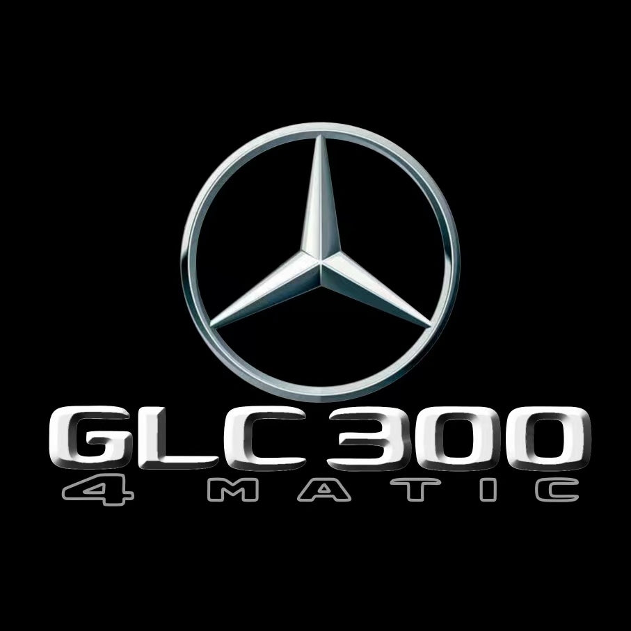 MERCEDES BENZ GLC 300 LOGO PROJECTOR LIGHTS  (quantity 1 = 1 sets/2 door lights)Nr.03f044