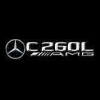 MERCEDES BENZ  C 260L AMG LOGO PROJECTOT LIGHTS  (quantity 1 = 1 sets/2 door lights)Nr.03f031