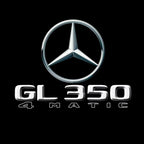 MERCEDES BENZ LOGO PROJECTOT LIGHTS Nr.03 (cantidad 1 = 1 juego/2 luces de puerta)