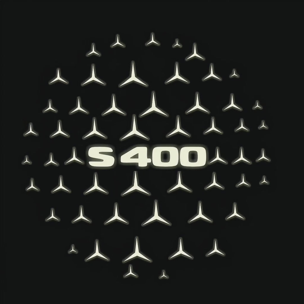 MERCEDES BENZ S 400 LOGO PROJECTOR LIGHTS  (quantity 1 = 1 sets/2 door lights)Nr.03f033