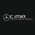 MERCEDES BENZ LOGO PROJECTOT LIGHTS Nr.03 (cantidad 1 = 1 juego/2 luces de puerta)