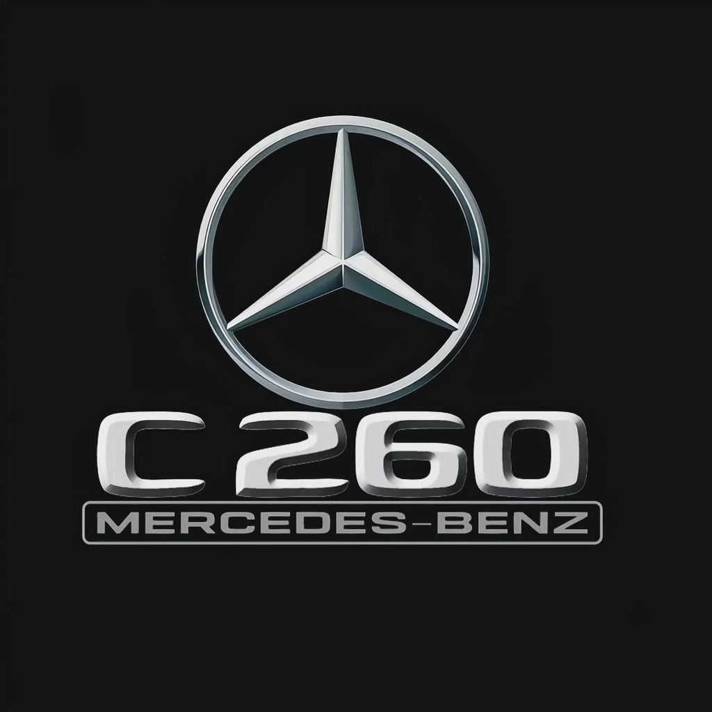 MERCEDES BENZ LOGO PROJECTOT LIGHTS Nr.03 (cantidad 1 = 1 juego/2 luces de puerta)
