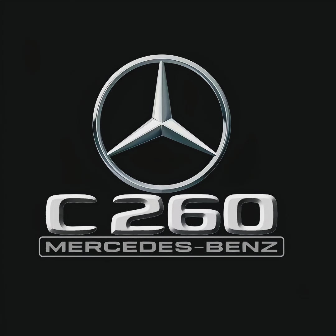 MERCEDES BENZ LOGO PROJECTOT LIGHTS Nr.03 (cantidad 1 = 1 juego/2 luces de puerta)