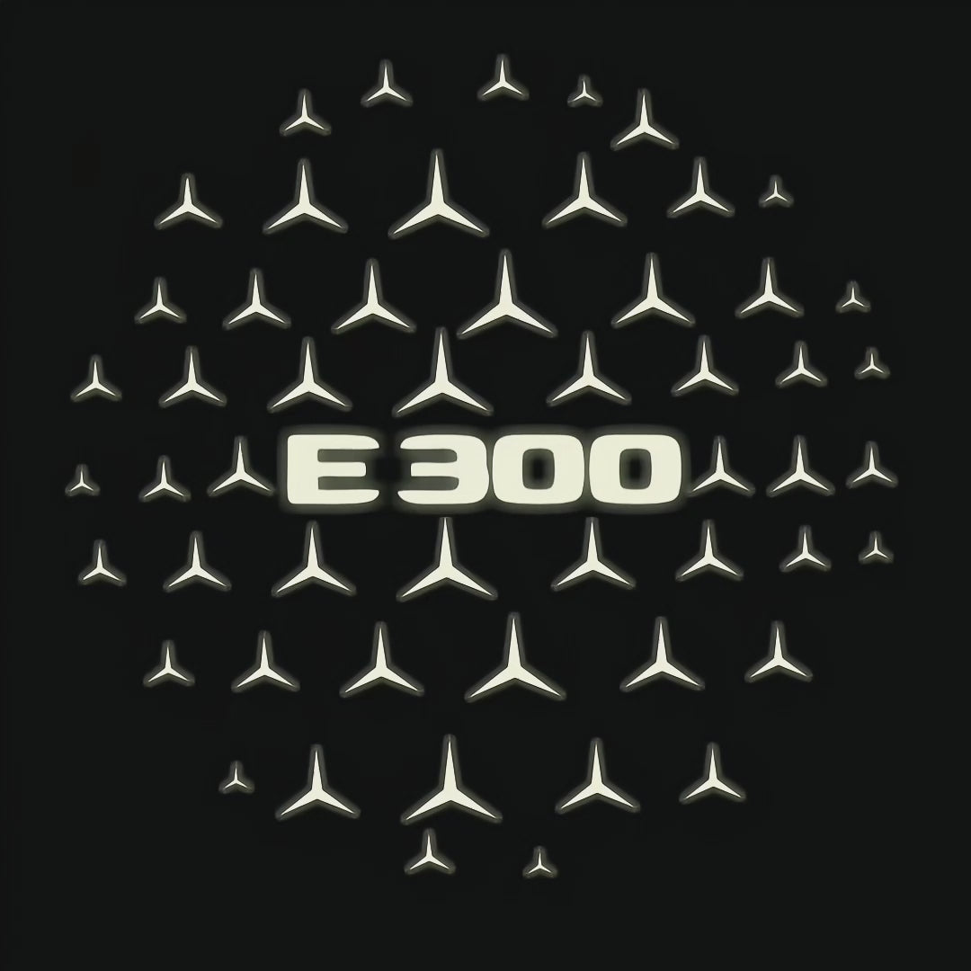 MERCEDES BENZ LOGO PROJECTOT LIGHTS Nr.03 (cantidad 1 = 1 juego/2 luces de puerta)