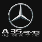 MERCEDES BENZ LOGO PROJECTOT LIGHTS Nr.03 (cantidad 1 = 1 juego/2 luces de puerta)