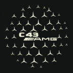 MERCEDES BENZ LOGO PROJECTOT LIGHTS Nr.03 (cantidad 1 = 1 juego/2 luces de puerta)