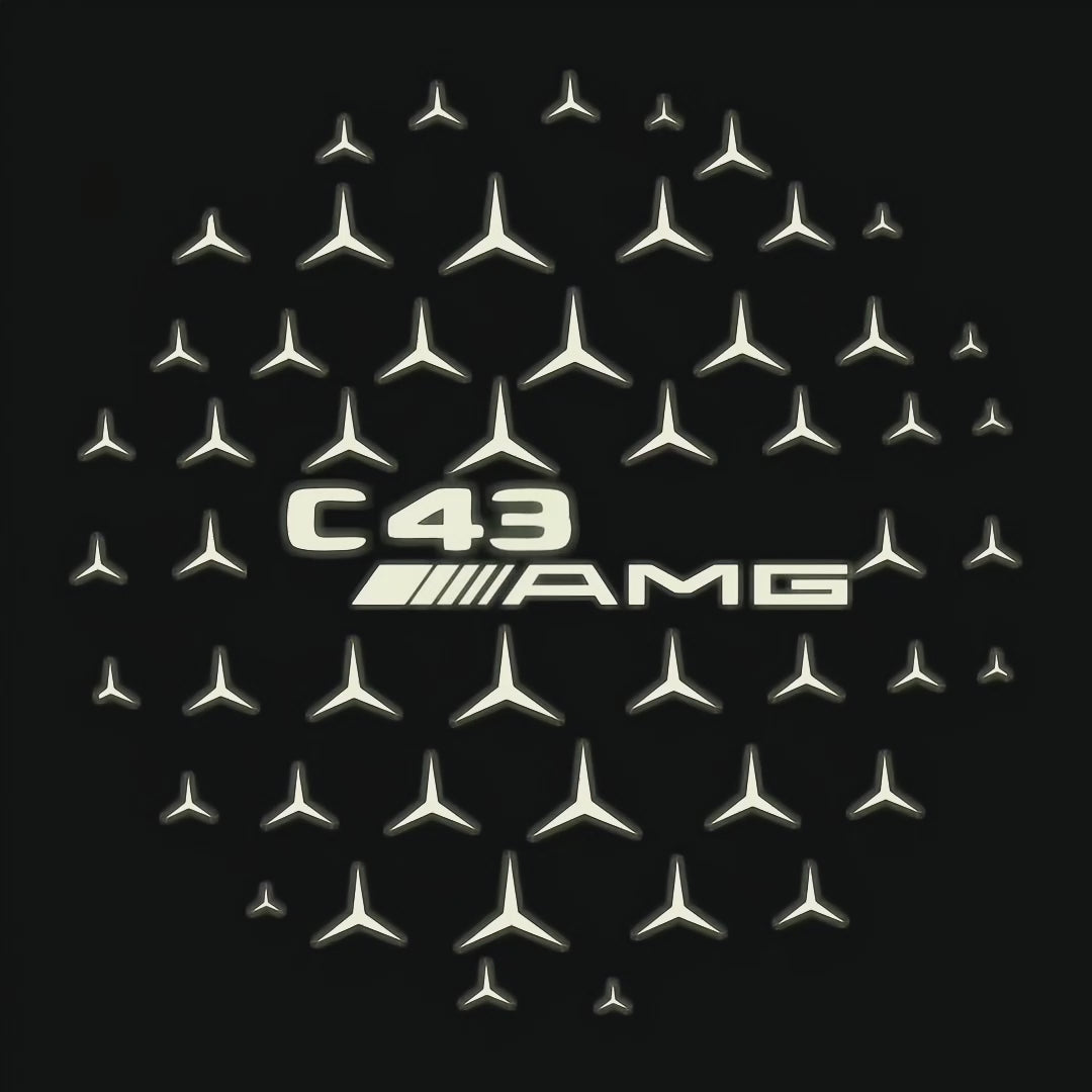 MERCEDES BENZ LOGO PROJECTOT LIGHTS Nr.03 (Menge 1 = 1 Sätze/2 Türleuchten)