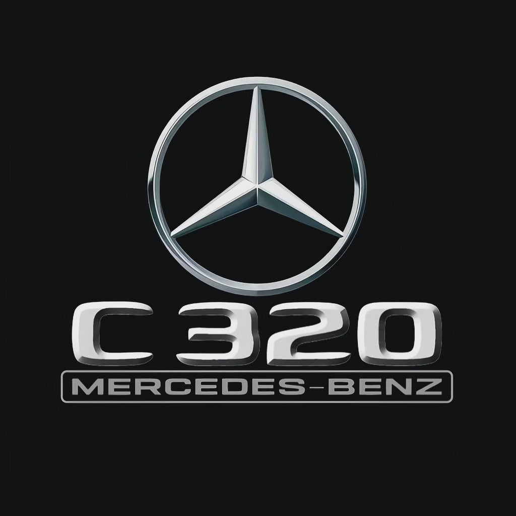MERCEDES BENZ LOGO PROJECTOT LIGHTS Nr.03 (cantidad 1 = 1 juego/2 luces de puerta)